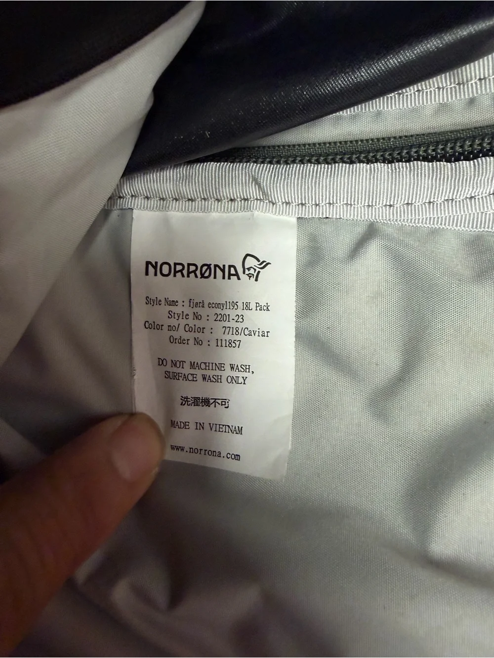 Norrona Fjora 18L backpack
